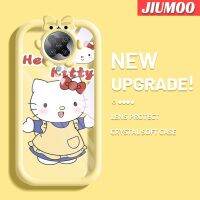 เคส JIUMOO สำหรับ Xiaomi Poco F2 Pro Redmi K30 Pro เคสซูมได้กระโปรงการ์ตูนลาย Hello Kitty Patten สีสันสดใสเคสมือถือลายสัตว์ประหลาดขนาดเล็กนิ่มสำหรับเลนส์กันกระแทกแบบใสเคสมือถือความคิดสร้างสรรค์โปร่งใสเรียบง่ายฝาครอบป้องกันซิลิโคน