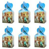 12PCS Disney Luca Theme Kids Party Candy Box Stitch Christmas Halloween Baby Shower Party Supplies Birthday Party Decor Gift Bag Gift Wrapping  Bags