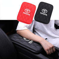 SP Car Armrest Pad Universal หนัง Auto Center คอนโซลกล่องเก็บรถยนต์กันน้ำ Armrest Protector เบาะสำหรับ Toyota Sienta Hiace Vios Corolla Altis Prius Alphard Camry Harrier CHR Yaris Cross Vellfire Rav4