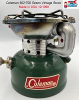 Coleman 502-700 Green Vintage Stove Date 12/68