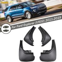 บังโคลนรถสำหรับ Ford Explorer 2011-2019 Fifth Generation Mud Flaps Splash Guards Mudguards Mud Flap ด้านหน้าด้านหลัง Fender Protector