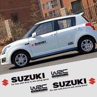 4ชิ้นสำหรับ Suzuki สติกเกอร์ตัวข้าง WRC ข้างรถบรรทุกสติ๊กเกอร์ไวนิล