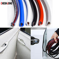 Cheshjong Car Door Trips Rubber Edge 5M Strips Side Doors Moldings Adhesive Scratch Protector Vehicle For Cars Auto