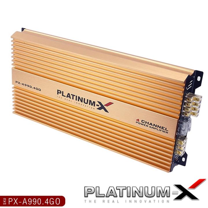 platinum-x-เพาเวอร์แอมป์-class-ab-4ch-แผงวงจรแน่น-ให้กำลังสูง-เสียงชัด-แอมป์รถยนต์-คลาสab-เพาเวอร์-แอมป์-เครื่องเสียงรถยนต์-ขายดี-px-a990-4go