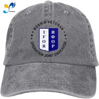 Bosnia Veteran Operation Joint Endeavor Adjustable Baseball Caps Denim Hats Cowboy Sport Outdoor