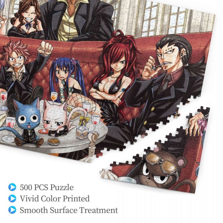 fairy-tail-family-wooden-jigsaw-puzzle-500-pieces-educational-toy-painting-art-decor-decompression-toys-500pcs