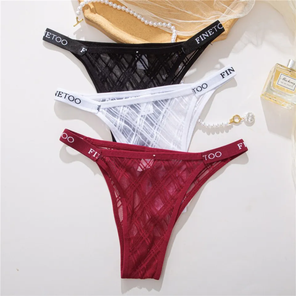 AllOfMe 3pcs/set Women Panties Sexy Perspective Underwear Women Panties  Briefs Intimates Lingerie Pantys Female Brazilian Panties