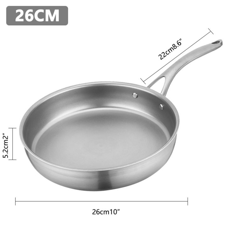 ไทเทเนียมกระทะกระทะไม่ติดกระทะ2426เซนติเมตรทอดสเต็กหม้อจีนกระทะครัว-cokware-ของขวัญเตาแม่เหล็กไฟฟ้าทั่วไป