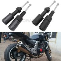 กรอบแถบเลื่อนมอเตอร์ไซค์สีดำ/คาร์บอนป้องกันล้มสำหรับ Kawasaki Z1000 2003 2004 2005 2006