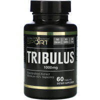 California Gold Nutrition SPORT Tribulus 1,000 mg, 60 Tablets