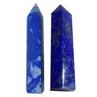 Lapis Lazuli Natural Crystal Column Lapis Lazuli Crystal Column Hexagonal Column Original Stone Decoration Decoration