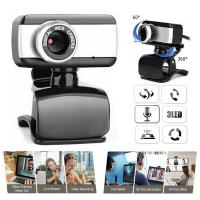 HD Zoom Webcam With Mic USB 2.0 Web Camera+Microphone For DesktopLaptopPCMac