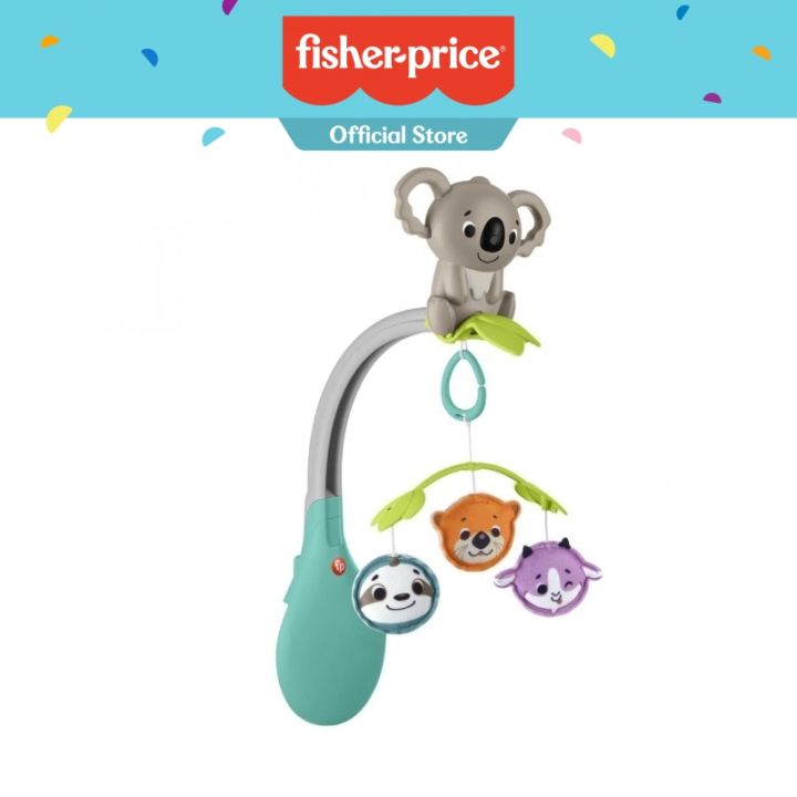 Fisher-Price- Mobile Animaux 3 en 1