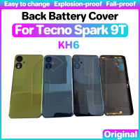 เคสกระจกฝาหลังปิดโทรศัพท์ด้านหลังสำหรับ Infinix TECNO Spark 9T KH6ฝาหลังกระจกเลนส์กล้องถ่ายรูปประตูกระจกด้านหลัง