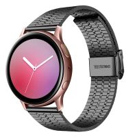 ┋❖ 20 มม. 22 มม. สำหรับ Samsung Galaxy Watch 4 classic 46mm 42mm Gear S3 Band สร้อยข้อมือโลหะสแตนเลส Huawei GT/GT2/2e/Pro