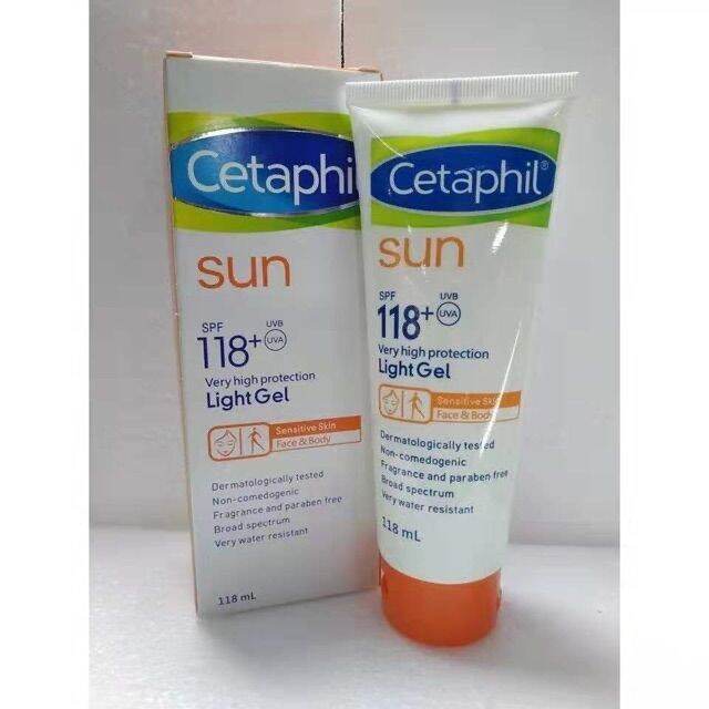 Original Cetaphil Sun Spf50 Gel 50ml For Sensitive Skin Face Sunblock