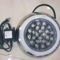 โคมไฟสระว่ายน้ำ โคมไฟใต้น้ำ ไฟ LED 12v 24*1w พร้อมหม้อแปลง