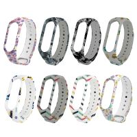 trterth For Xiaomi Mi Band 3/4 Silicone Strap Fashion Printing Sport Wrist Bands Men Women Replacement Strap Smart Watch Accessories