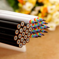 Rainbow HB เป็นมิตรกับสิ่งแวดล้อมปลอดสารพิษดินสอนักเรียนใช้เขียน Sketch ภาพวาดกระดาษ Stick ปากกาเครื่องเขียนโรงเรียน