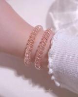 Invisibobble trickle line telephone line hair bands girl lovely simple rope hair female mermaid tears