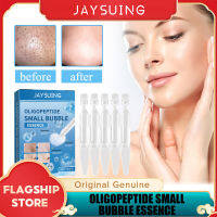 Jaysuing นุ่มชุ่มชื้นเอสเซนต์ทำความสะอาดฟองขนาดเล็ก Oligopeptide สิวหัวดำที่สะอาดและกระชับรูขุมขนโฟมทำความสะอาดลึกดูแลผิวหน้าขนาด2มล. * 5