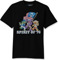 Liquid Blue Mens Plus Size Grateful Dead Spirit of 76 Short Sleeve T-Shirt