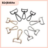 B2RJKKKHO ฮาร์ดแวร์ หัตถกรรมเครื่องหนัง ปลอกคอ Carabiner Snap DIY พวงกุญแจ แหวนแยก ตะขอเกี่ยวที่ถอดออกได้ กุ้งก้ามกราม สายรัดกระเป๋า หัวเข็มขัด