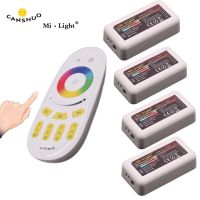 【❂Hot On Sale❂】 yulibu74040703 ที่ควบคุม Wi-Fi แสง Mi ฮับ Led Rf Touch 4โซน Remote4pcs ควบคุม2.4G สำหรับแถบไฟ Led Rgb Rgbw Rgbww 12V-24V