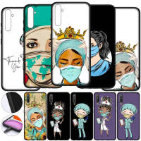 อ่อนนุ่ม Phone ปก เคสโทรศัพท์ J178 N169 Nurse Queen Doctor Hero Fight cool Coque หรับ Realme C2 C3 C11 2021 C12 C15 C21 C25 C33 C35 C55 5 5i 5S 6i 6 8 Pro 6Pro C25S C21Y C25Y Real me 5Pro Y 8Pro ซิลิโคน Casing