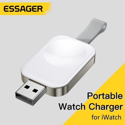 Essager Macsafe สำหรับนาฬิกา Apple ชุด8 7 6 5 4แม่เหล็กสถานีแท่นชาร์จเร็วสำหรับ Iwatch แบบพกพาไร้สาย
