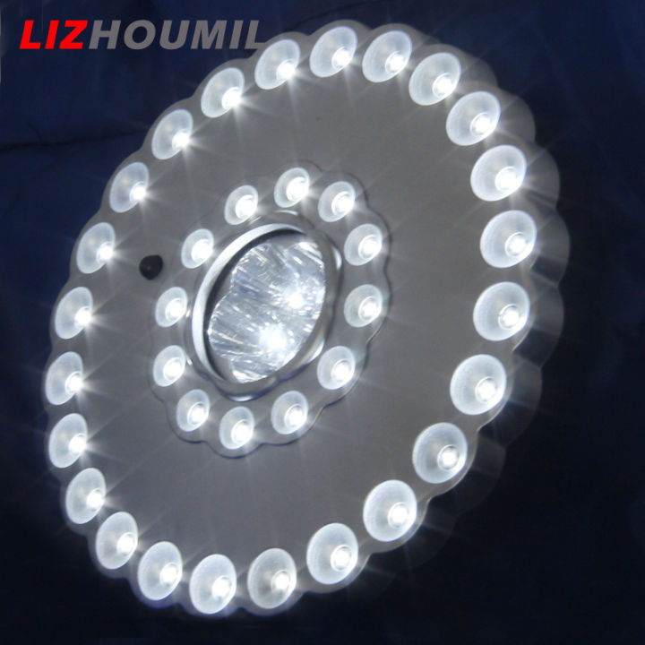 lizhoumil-โคมไฟตั้งแคมป์-สวิตช์กลางแจ้งแบบ3โหมด36-5แอลอีดีไฟสำหรับเต็นท์ความสว่างสูง