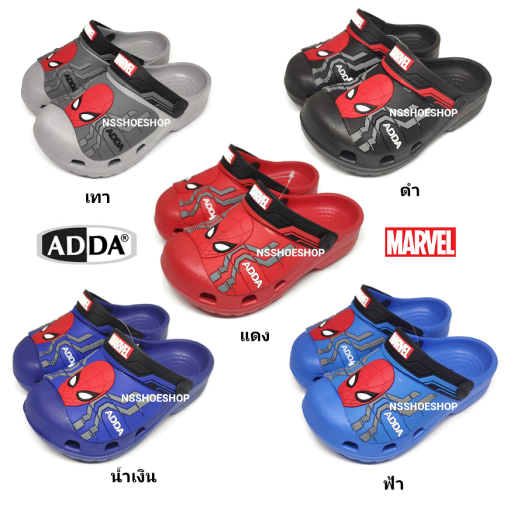 adda-สไปเดอร์แมน-รองเท้าหัวโตเด็ก-หุ้มหัว-เด็ก-spider-man-รุ่น-53503