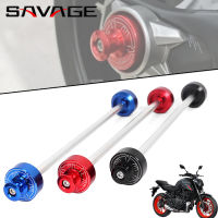 For YAMAHA MT07 FZ07 XSR700 Axle Fork Slider Stand Screw MT FZ 07 2014- XSR 700 Motorcycle Parts Wheel Swingarm Spools MT-07