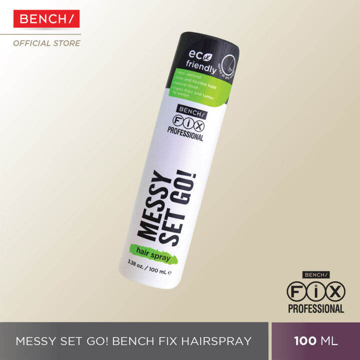BENCH TCI2100A Bench Fix Professional Messy Set Go! Hairspray Lazada PH
