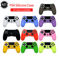 “”{} สำหรับ PS4 Playstation 4 Slim Controller Case ซิลิโคนกันลื่นนุ่มยืดหยุ่นยางหุ้มอุปกรณ์เสริมตัวควบคุมเกม