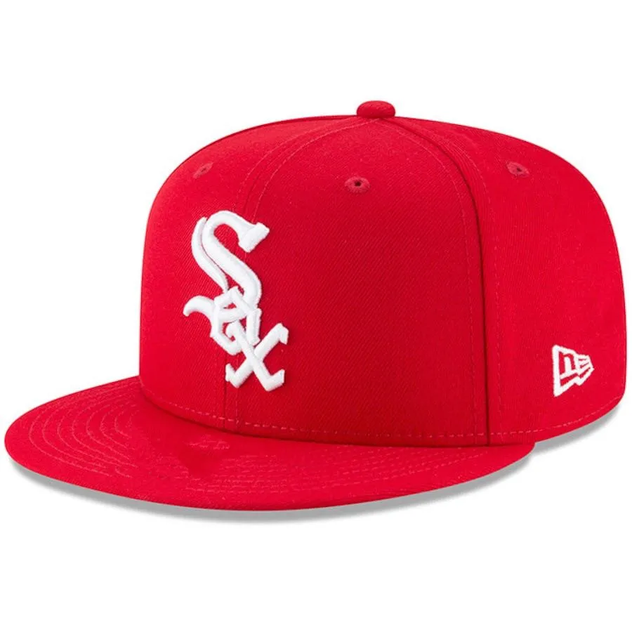 New Era Mens MLB AC 59FIFTY Chicago White Sox Home Fitted Cap