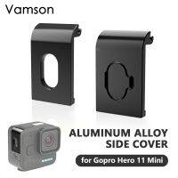 卍 Vamson for GoPro Hero 11 Black Mini Aluminum Alloy Flip Battery Side Cover Charging Side Protective Cover for GoPro Accessories