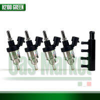 HANA H2001 GREEN/RED 12V Injector Set 4 Cyl – Hose Type