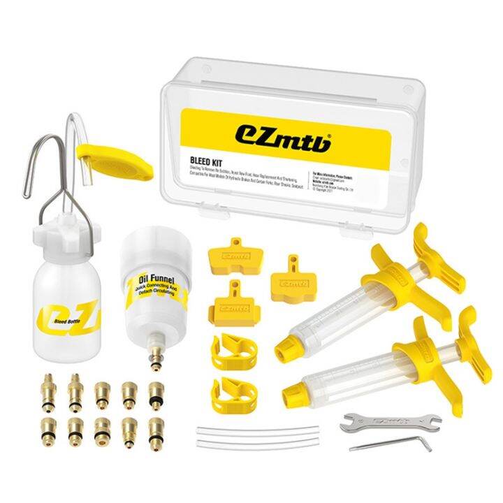 Ezmtb Bicycle Hydraulic Disc Brake Oil Bleed Kit Tools for SRAM,SHIMANO