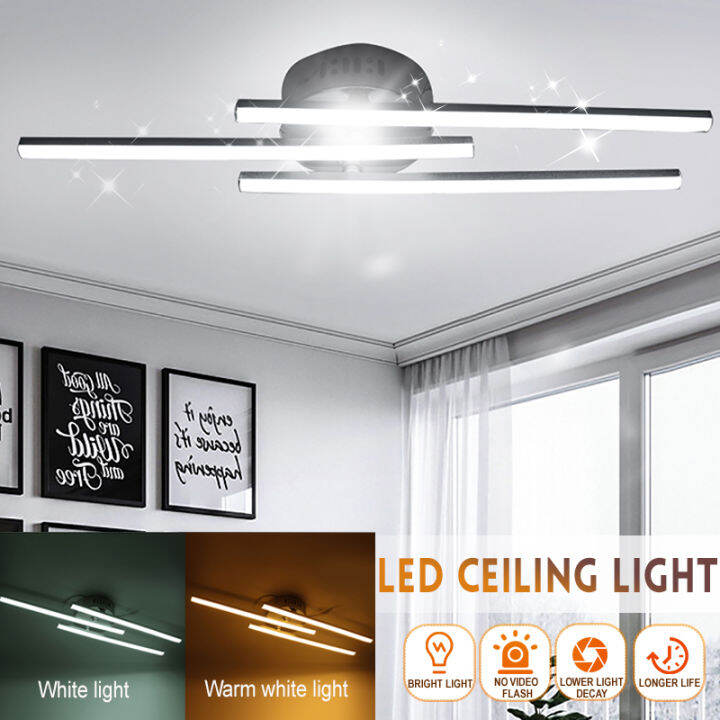 18W Modern LED Ceiling Light Acrylic Ceiling Lighting Fixture Warm