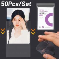 hot！【DT】✼﹍  50pcs/Set 20PT Kpop Photocard Protector Hard Card Sleeve Toploader Holder for Diy Korean Idol