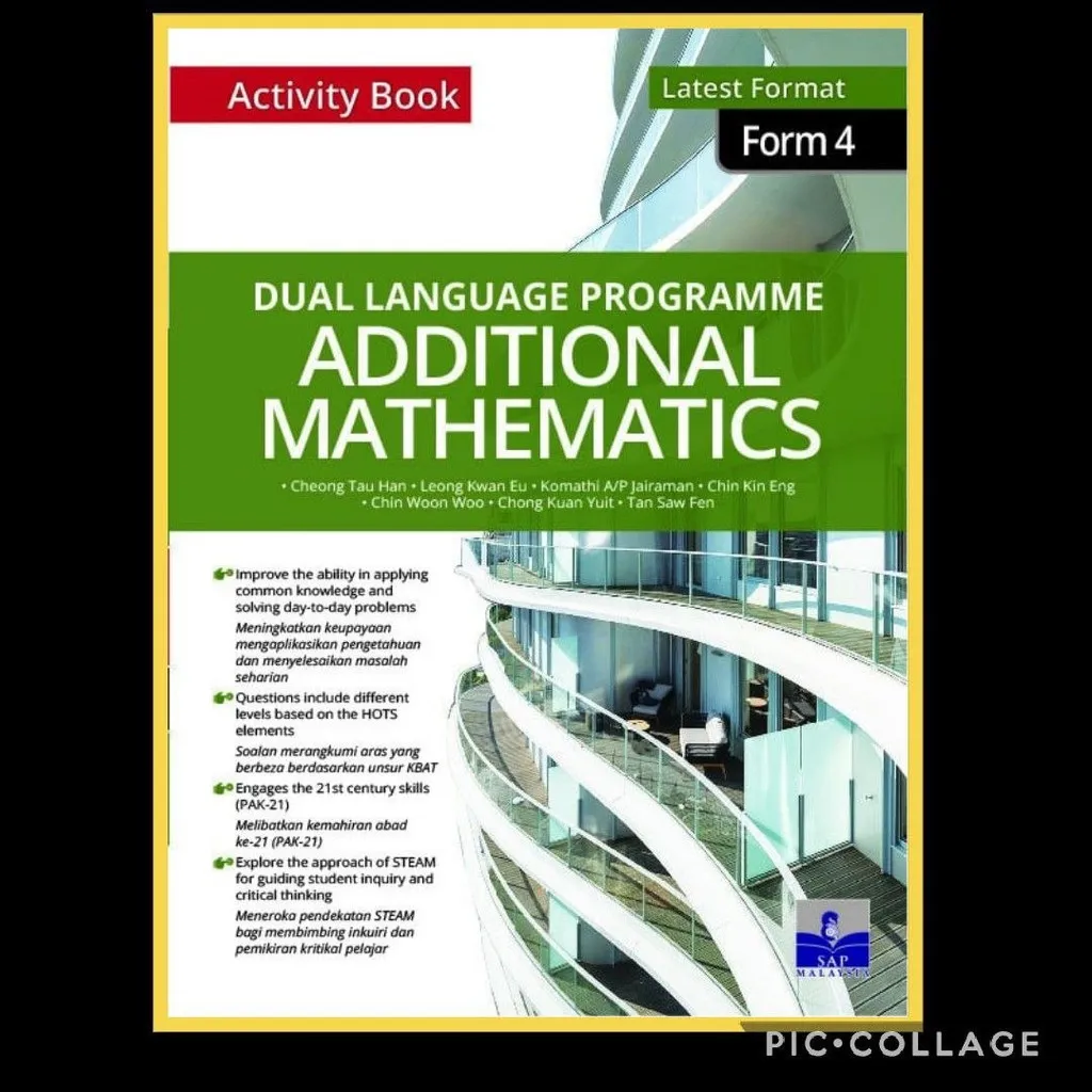 Kssm Tingkatan 4 5 Buku Latihan Terbaik Dlp Matematik Tambahan Matematik Sains Kimia Fizik Biologi Lazada