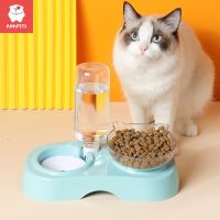 KIMPETS Non-slip Cat Bowls Double Pet Bowls Pet Food and Water Bowls For Cats Dogs Feeders Pet Products Cat Bowl