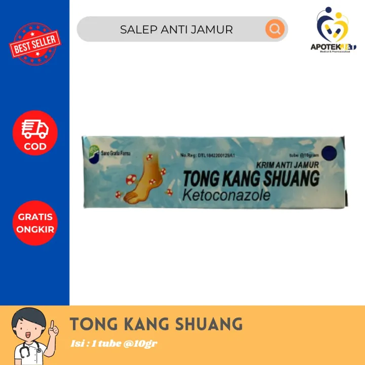 TONG KANG SHUANG 10 GR/SALEP KETOCONAZOLE/SALAP GATAL JAMUR PANU KADAS