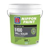 สีรองพื้นปูนใหม่ ภายนอก NIPPON รุ่น 5100 WALL SEALER ขนาด 5 แกลลอน สีขาว