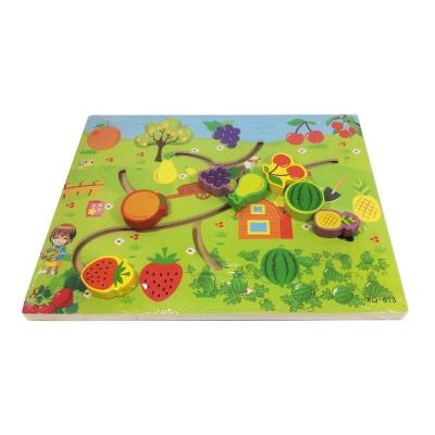 ของเล่นไม้ ลากจับคู่สิ่งของที่เหมือนกัน ของเล่นตัวต่อ ตัวต่อของเล่น ของเล่นเด็ก ของเล่นเสริม IQ Wood Toy Matching Picture Board Game คุณภาพสูง มี มอก.