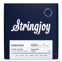 Stringjoy Singatures 7 Electric Strings 10 - 60 สายกีต้าร์ไฟฟ้า 7 สาย - Made in USA