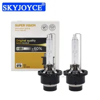 (Premium car) SKYJOYCE 2ชิ้น35วัตต์55วัตต์ HID เปลี่ยนหลอดไฟ D2S D2R โคมไฟซีนอน D4S 4300พัน5000พัน6000พัน8000พัน10000พัน12000พันสำหรับชุดไฟหน้ารถ