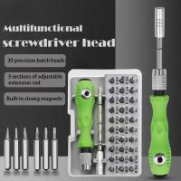 【hot】 32 In 1 Screwdriver Set Repair Magnetic Bits kit Driver IPad Maintenance Hand Tools