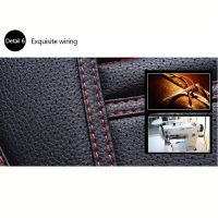 Seametal Car Seat Covers Leather Cushion Universal Protector Pad Interior Seats Mats